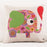 Decorative pattern circle fresh small pillow cute cartoon cushion sofa fluid pillow linen animal throw pillows