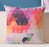 Geometry colorful printedpillow linen cushion abstract brief north european style cushion sofa throw pillow
