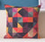 Geometry colorful printedpillow linen cushion abstract brief north european style cushion sofa throw pillow