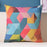 Geometry colorful printedpillow linen cushion abstract brief north european style cushion sofa throw pillow