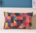 Geometry colorful printedpillow linen cushion abstract brief north european style cushion sofa throw pillow
