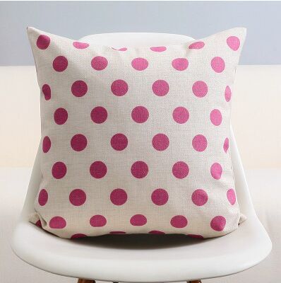 Fresh polka dot american multicolour car piaochuang cushion set sofa fluid pillow