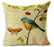 Small hand-painted flowers and butterflies fresh linen sofa cushion car cushion style soft cushion throw pillow seat cushion