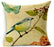 Small hand-painted flowers and butterflies fresh linen sofa cushion car cushion style soft cushion throw pillow seat cushion