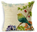 Small hand-painted flowers and butterflies fresh linen sofa cushion car cushion style soft cushion throw pillow seat cushion