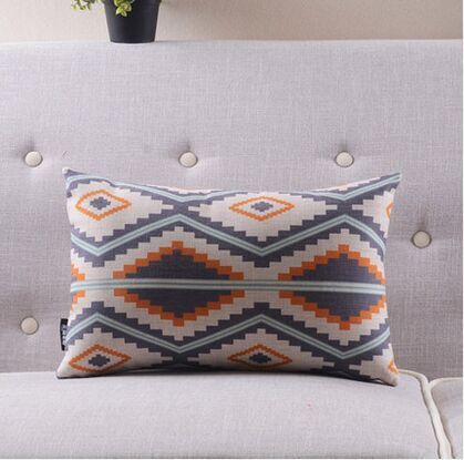 Wood massifs geometry fluid pillow cushion color block sofa office cushion