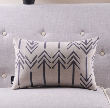 Wood massifs geometry fluid pillow cushion color block sofa office cushion
