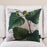 Green plant of leaves pillow massifs fluid flowers and cushion american style sofa throw pillows