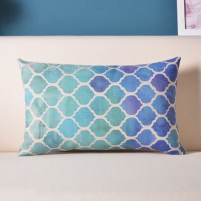 American style elegant decorative pattern abstract geometry fresh decoration car kaozhen home cushion fluid pillow