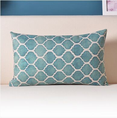 American style elegant decorative pattern abstract geometry fresh decoration car kaozhen home cushion fluid pillow