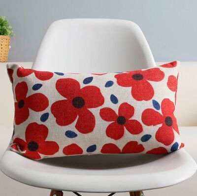 Florid rustic multicolour fashion american style sofa breathable fluid pillow cushion set