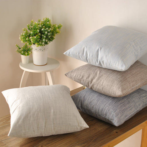 Japanese minimalist plain striped pillow cushions covers Arts Hotel Bed and Breakfast fabric soft fitted wholesale manufacturers