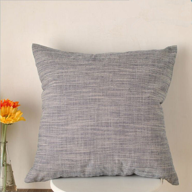 Japanese minimalist plain striped pillow cushions covers Arts Hotel Bed and Breakfast fabric soft fitted wholesale manufacturers