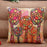 Modern Retro Japanese Nail Landscape Pillow Cushion cover Cotton Pillow case office