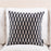Wood classic black-and-white fluid pillow car cushion sofa lumbar pillow ofhead cushion
