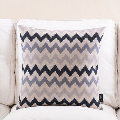 Wood classic black-and-white fluid pillow car cushion sofa lumbar pillow ofhead cushion