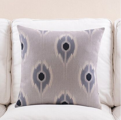 Wood classic black-and-white fluid pillow car cushion sofa lumbar pillow ofhead cushion