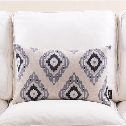 Wood classic black-and-white fluid pillow car cushion sofa lumbar pillow ofhead cushion