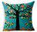 Small fresh flowers hand-painted oil painting tree cotton pillow cushion seat cushion throw pillows