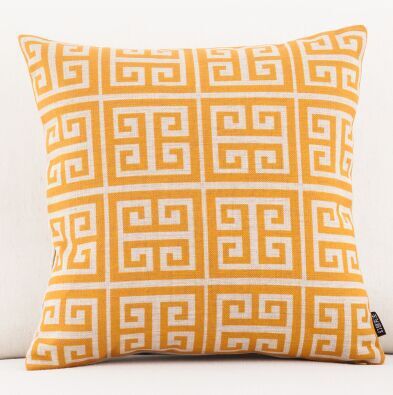 Linen stripe cushion brief small fresh fluid rustic sofa pillow core
