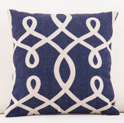 Linen stripe cushion brief small fresh fluid rustic sofa pillow core