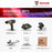 DEKO GCD20DU 20V Max Household DIY Woodworking Lithium-Ion Battery Cordless Drill Driver Power Tools Electric Drill Power Drill