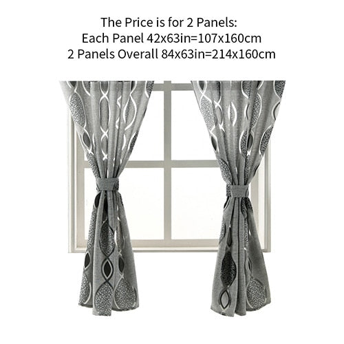 Jacquard short curtain valance kitchen curtain home living room door balcony window treatment modern curtain geometrics