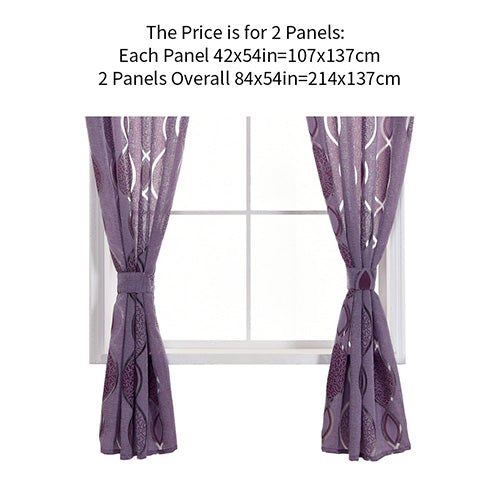 Jacquard short curtain valance kitchen curtain home living room door balcony window treatment modern curtain geometrics