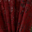 NAPEARL Red curtains window treatments semi-blackout curtains 3d fashion design modern curtains for living room
