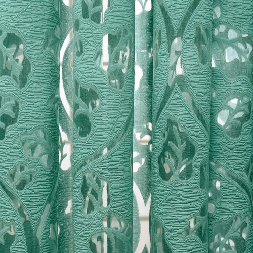 NAPEARL Red curtains window treatments semi-blackout curtains 3d fashion design modern curtains for living room