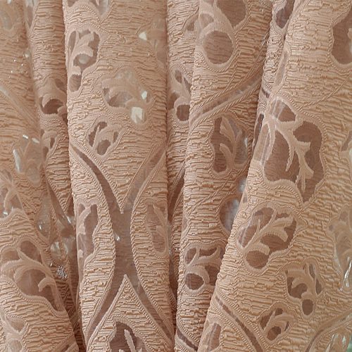 NAPEARL Red curtains window treatments semi-blackout curtains 3d fashion design modern curtains for living room