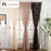 NAPEARL Modern fashion curtain panel decorative curtains jacquard gray curtains window curtain for bedroom