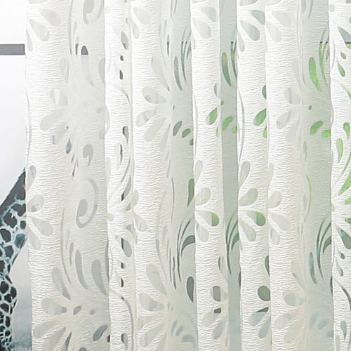 Ready made semi-blackout curtains blind panel fabrics for window purple curtains living room window treatment purple black white