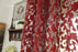 NAPEARL Modern curtain red purple 3d curtains home decoration bedroom curtains window fabric curtains window decoration