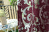 NAPEARL Modern curtain red purple 3d curtains home decoration bedroom curtains window fabric curtains window decoration