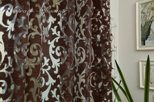 NAPEARL Modern curtain red purple 3d curtains home decoration bedroom curtains window fabric curtains window decoration