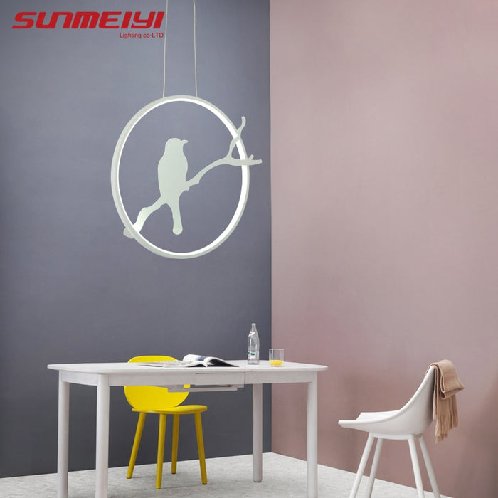 Nordic LED Pendant Lights Bird deco suspension luminaire For Living room Dining room Hanglamp Loft Pendant Lamp Fixture