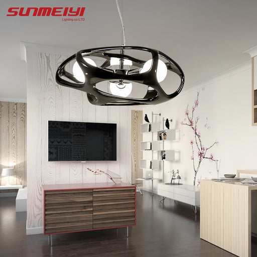 Modern LED Pendant Lights New lustre pendente For Living room Kitchen Glass Ball Pendant Light Dining Lamp suspension led