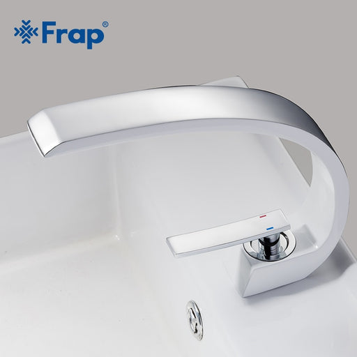 FRAP Basin Faucets Modern Bathroom Mixer Tap Brass Washbasin Faucet Single Handle Single Hole Elegant Crane For Bathroom Y10124