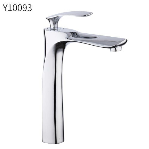 FRAP 7 colors tall Basin Faucets Bathroom Faucet Hot and Cold Water Mixer Tap Chrome Brass Toilet Sink Water Heightening Crane