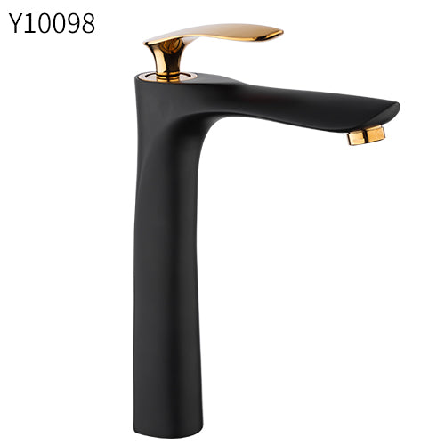 FRAP 7 colors tall Basin Faucets Bathroom Faucet Hot and Cold Water Mixer Tap Chrome Brass Toilet Sink Water Heightening Crane