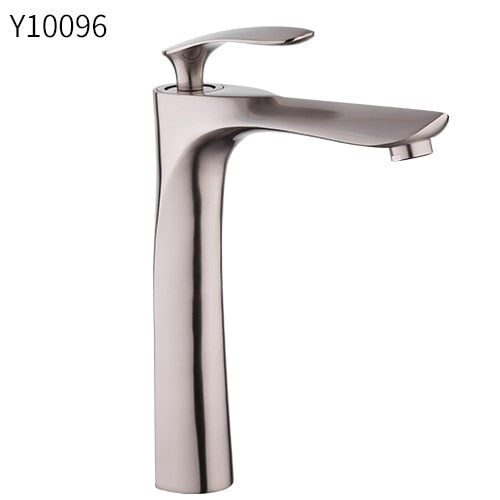 FRAP 7 colors tall Basin Faucets Bathroom Faucet Hot and Cold Water Mixer Tap Chrome Brass Toilet Sink Water Heightening Crane