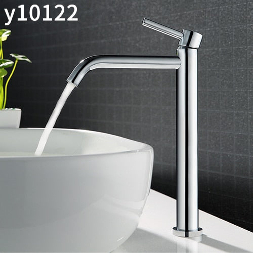 Frap high quality Tall bath sink faucet bathroom slim hot and cold basin water mixer tap bathroom single sink faucet Y10122/23
