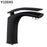 Frap  4 colors bath Basin Faucet Bathroom Faucets taps Solid White black Brass Cold & Hot Water Single Handle Sink Tap Mixer