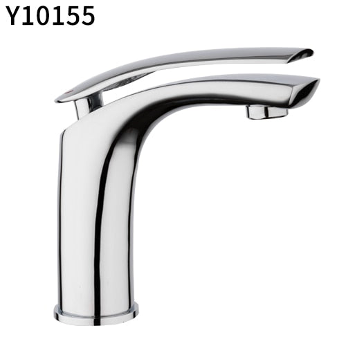 Frap  4 colors bath Basin Faucet Bathroom Faucets taps Solid White black Brass Cold & Hot Water Single Handle Sink Tap Mixer