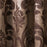NAPEARL Short kitchen window grommet top treatments modern curtain for living room ready made jacquard semi-blackout curtains