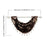 NAPEARL Beaded Decorative Valance Floral Kitchen Rod Pocket Curtains Jacquard Treatment Curtains Luxury Modern Thick Curtains