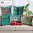 Small fresh flowers hand-painted oil painting tree cotton pillow cushion seat cushion throw pillows