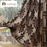 Rustic style window treatments 3d curtains with tulle curtains kitchen door curtain home decoration window blinds