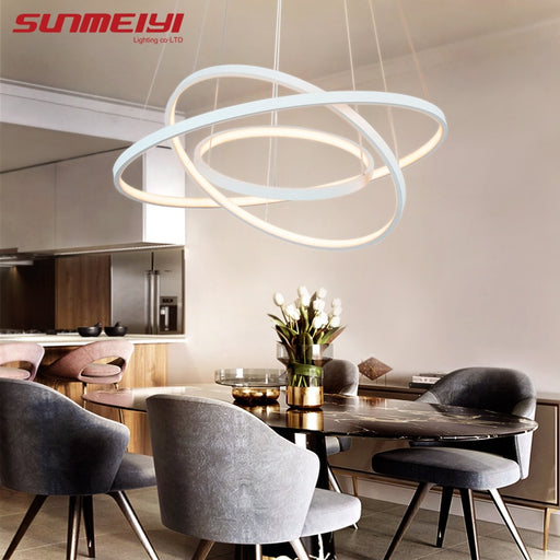 Modern LED Simple Pendant Lights Lamp For Living Room Cristal Lustre Pendant Lights Pendant Hanging Ceiling Fixtures